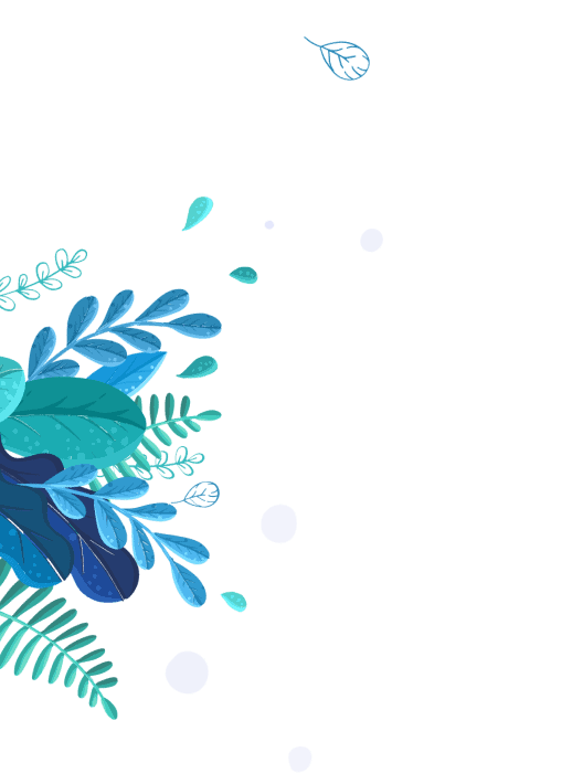 blue leaf